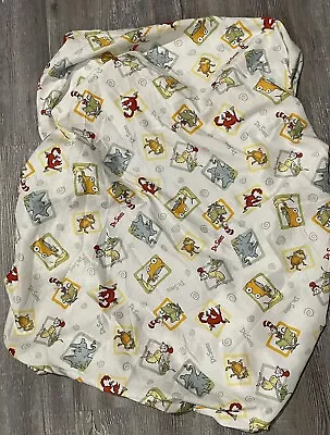 Trend Lab Dr. Seuss Nursery Cotton Fitted Bassinet Sheet Lorax Horton Green Eggs • $8