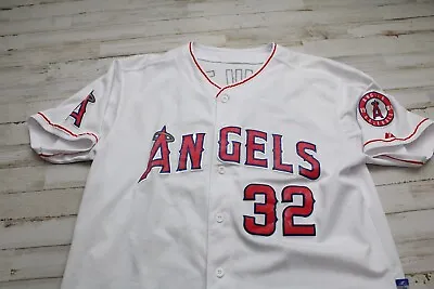 Majestic Authentic Los Angeles Angels Josh Hamilton 32 Jersey Mens 50 XL XXL • $29.99