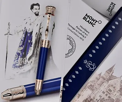 MONTBLANC 2018 Patron Of Arts Homage To Ludwig II Limited Edition 4810 + Ink • $4500