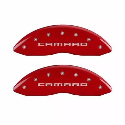 MGP Front/Rear Caliper Covers-Red Chevrolet Camaro SS; 14036SCA5RD • $252.67