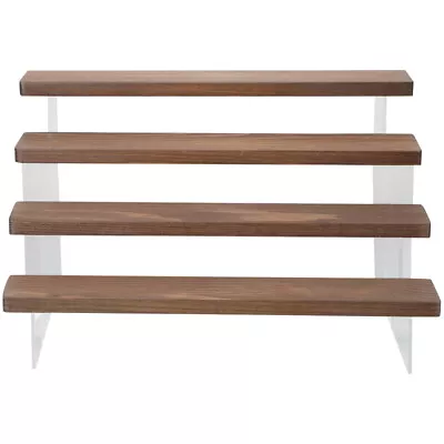  Car Model Display Rack Figures Showcase Stand Crafts Wooden Cake Stands • £24.18