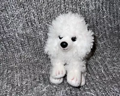 Suki Yomiko Classics White Poodle Dog Puppy Soft Toy Beanie Plushie 5” • £3.99