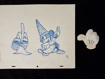 Disney Mickey Mouse Sorcerer's Apprentice Fantasia Drawing/sketch Animation • $40