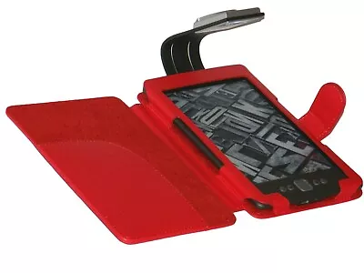 £13.99 • Buy Red Case Cover And Light For New Amazon Kindle 4 4th Gen - With Reading Led Lamp