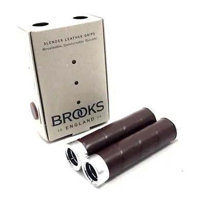 Brooks Slender Bicycle Handlebar Grips Leather 130mm Brown • $62.85