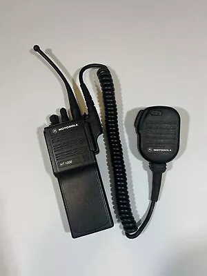 MOTOROLA HT 1000 With Mhz MICROPHONE And Battery - Radio Walkie Talkie • $64.99