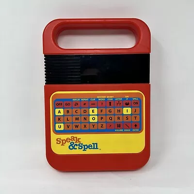 Speak & Spell Texas Instruments 1978 1980 Electronic Learning Toy Vintage WORKS • $24.99