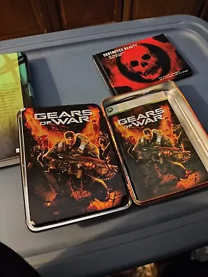 Gears Of War  Limited Collector's Edition (Microsoft Xbox 360 2006) Steelbook  • $25