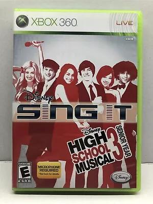Disney Sing It: High School Musical 3 - Senior Year (Xbox 360 2008) Complete • $6.89