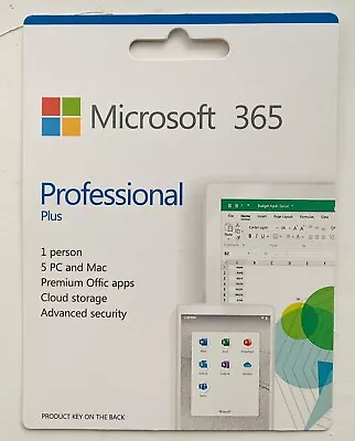 Microsoft Office 365  Pro+ Lifetime Account For 5 Devices Pc/mac/android • £45