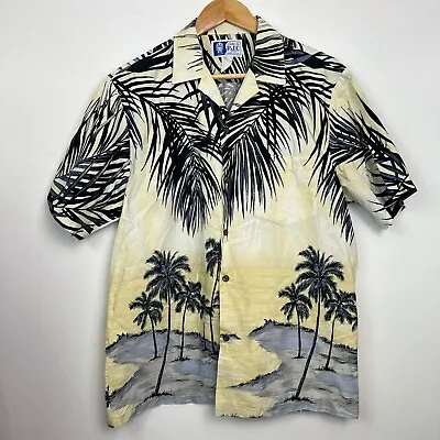 Vintage Robert J Clancey Styled By RJC Shirt Mens Large 70s Hawaiian Miami Vice • $41.08