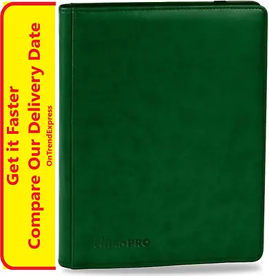 ULTRA PRO GREEN PREMIUM BINDER ALBUM  9 POCKET 360 CARDS Yugioh MTG Pokemon • $44.95