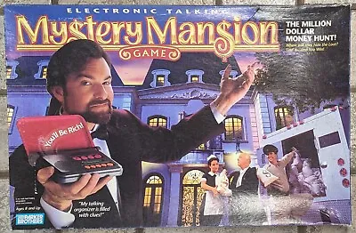 VINTAGE Mystery Mansion Electronic Talking Game~Works~97% Complete*See Pictures* • $60