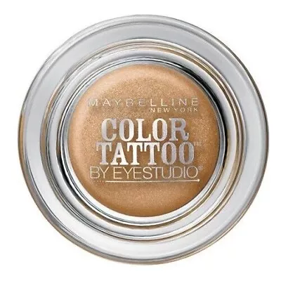 Maybelline Eye Studio Color Tattoo Metal 24HR Cream Gel Eyeshadow 45 Bold Gold • $2.99