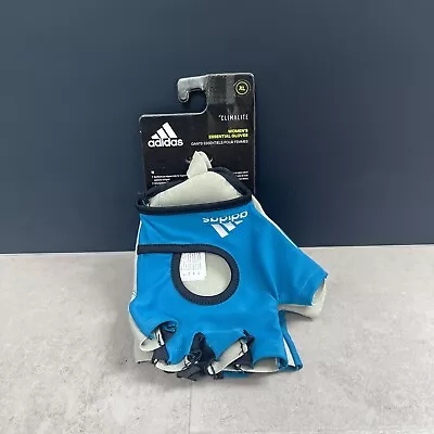 Adidas Essentials Blue Fitness Workout Gloves Size XL New • £9.99