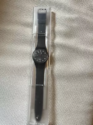 SWATCH Genji Vintage AG 1991 Model GB723 Chinese Numbers Black - New In Box • $79.99