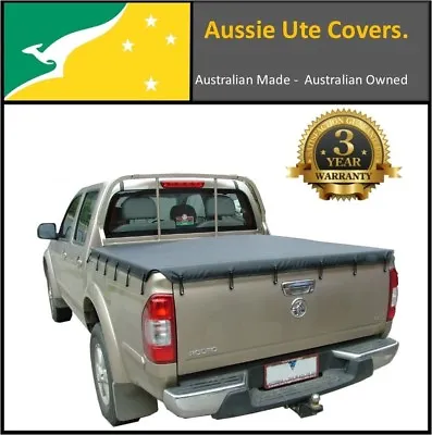 TONNEAU COVER FOR HOLDEN RODEO / COLORADO ISUZU D-MAX DUAL CAB UTE W/ HEADBOARD • $175.41