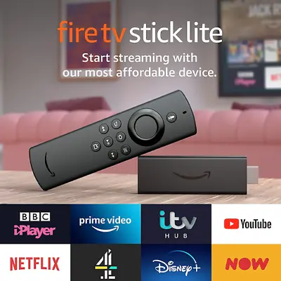 $76.99 • Buy Amazon Smart Fire TV Stick Lite With Alexa Voice Remote Lite HD TV 2020
