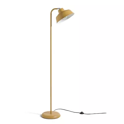 Habitat Benson Floor Lamp Mustard Standard Living Room Free Standing Light Tall. • £35