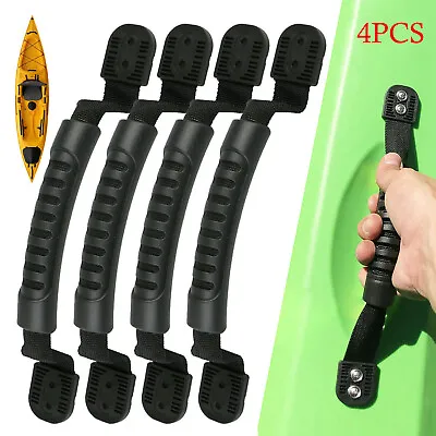 4Pcs Kayak Canoe Boat Side Mount Carry Handles Webbing Hand Fitting Accessories • $21.99