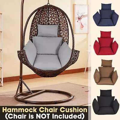 Chair Cushion Pillow For Hanging Hammock Egg Chairs  6D-Cotton (Cushion Only) • $39.95