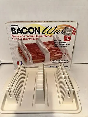 Emson Bacon Wave Microwave Bacon Tray - In Box • $19.23