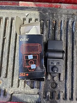 In Original Bx Genuine Vivitar #283 Auto Thyristor Electronic Camera Flash. J27 • $9.50