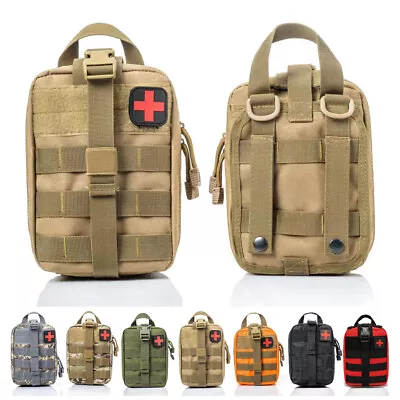 First Aid Kit Tactical Molle Medical Pouch Outdoor Emergency Survival Bag Pack • $18.75