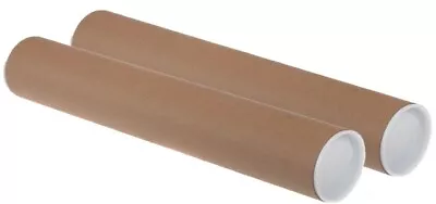 £10.99 • Buy 2pcs X A1 Postal Poster Tubes 76 X 640mm 3  X 25  +End Caps