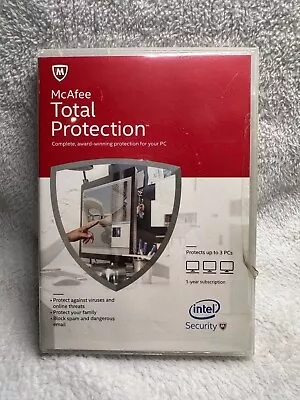 McAfee Total Protection Intel Security PC Software New  • $6.49