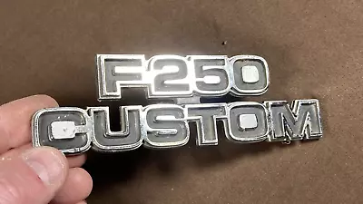 Vintage  Ford Truck Pickup F250 Custom Emblem Badge Trim F-250 • $12.95