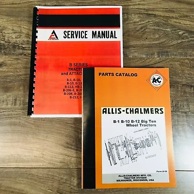 Allis Chalmers B1 B10 B12 Big Ten Lawn Tractor Service Manual Parts Repair Shop • $69.97