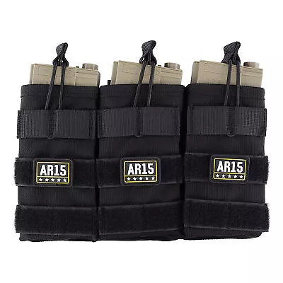 Mag Pouch Magazine Pouches For.223/5.56 7.62 Triple Open Top Mag Pouch • $13.99