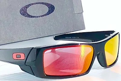 OAKLEY GASCAN Black Ducati Red POLARIZED Galaxy Ruby Sunglass 9014 • $128.88