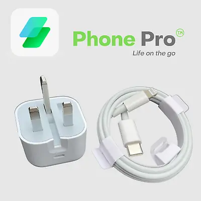 USB-C Fast PD Charging Cable Lead / USB-C UK Plug For Apple IPad Mini Pro Air • £4.49