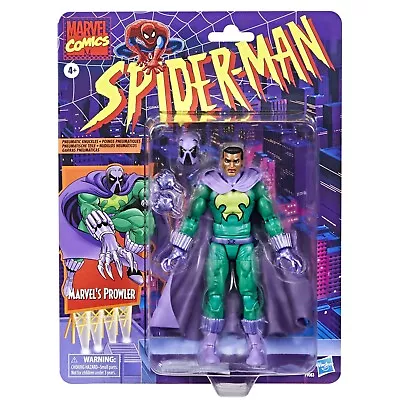 2024 Marvel Spider-Man Legends Walmart Retro Card PROWLER 6  Scale Hasbro Figure • $40