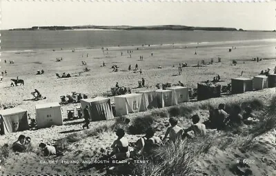 £0.99 • Buy Caldey Island And South Beach Tenby, Real Photograph, Valentines, Unposted Card.