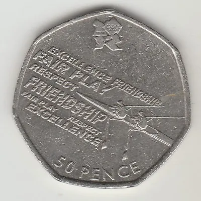  Olympics  Rowing 50 Pence • £2.55