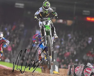 Ryan Villopoto Supercross Motocross Signed Autographed 8x10 Photo......... • $109.99