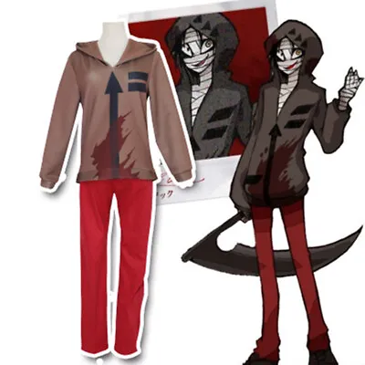 Adults Mens Angels Of Death Isaac Foster Wigs Zack Hoodie Jaket Pants Costume • $67.99