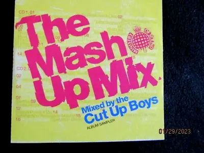The Cut Up Boys  The Mash Up Mix  Album Sampler 4 Track Cd Promo In Nr Mint Con • £3.99
