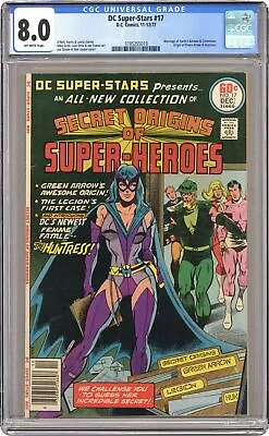 DC Super Stars #17 CGC 8.0 1977 3785255019 1st App. Second Huntress Helena Wayne • $120