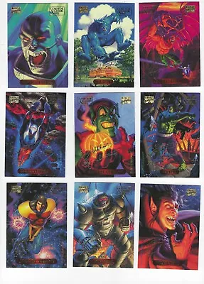 Marvel Masterpieces 94 Card Lot Of 17 Gold Foil Signature Cards • $9.50