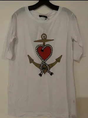 £15 • Buy Markus Lupfer Heart And Anchor T Shirt 