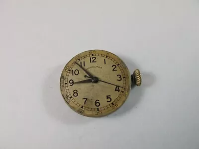 Hamilton Mens 1944 987s Watch Movement Rcaf Style Dial   Ss41098 • $49.99