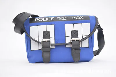Doctor Who Police Box Tardis Cross Messenger Bag Shoulder Bag Womens Rucksack • £11.99