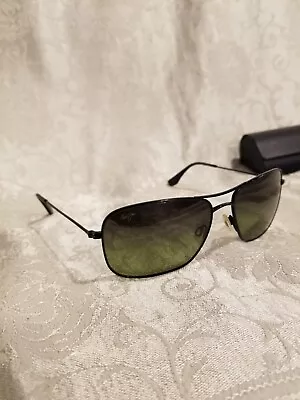 Maui Jim Wiki Wiki MJ-246-02 Black Sunglasses Gray Gradient Polarized 59-17-137 • $95