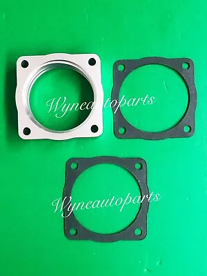 Silver Throttle Body Spacer For 99-05 Audi Tt Vw Jetta Golf Mk4 Beetle 1.8t • $50.95