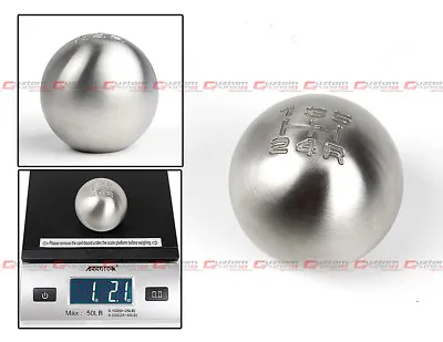 M10 X 1.25 Weighted Round Stainless Steel 5 Speed Shift Gear Knob For Infiniti • $27.95