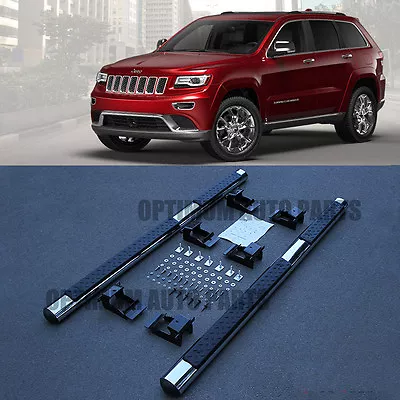 4  Oval Running Boards Side Steps To Suit Jeep Grand Cherokee 2011-2022 OEM • $299